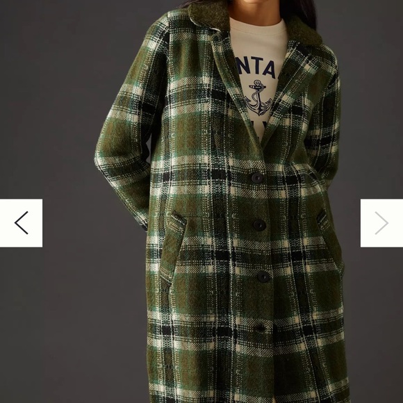 Aldomartins for Anthropologie Plaid Cardigan Sweater coat - Picture 5 of 8